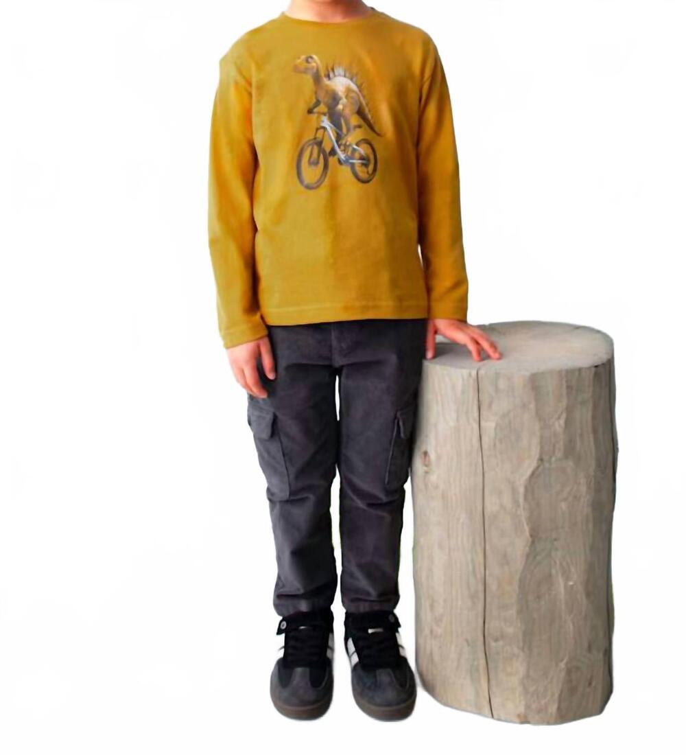 NEW MAYORAL boys dino long sleeve tee in mustard